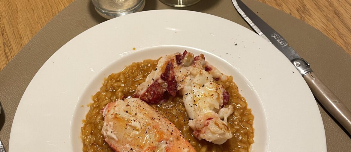 Risotto au homard