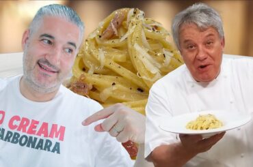 Reacting to my Favorite FRENCH CHEF Making Spaghetti alla CARBONARA @ChefJeanPierre