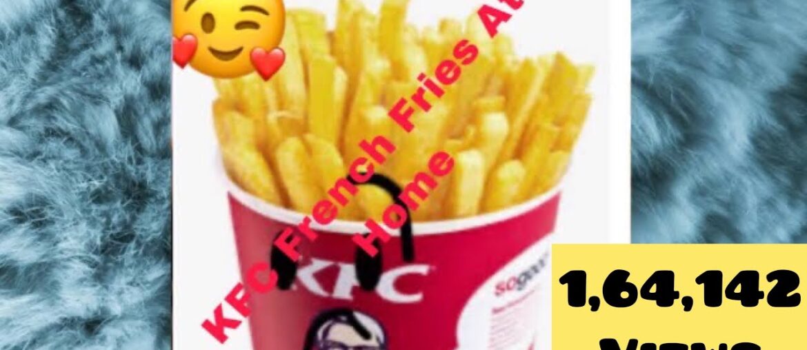 KFC Spicy French Fries Recipe At Home by HCWF – Original Spicy Fries KFC Spicy French Fries Recipe At Home by HCWF - Original Spicy Fries