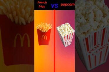 french fries vs popcorn #viral #trending #short #shorts