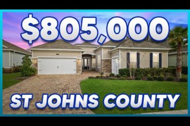 What does $805K get in St Johns County, Florida in 2024? | Moving St Johns County Florida