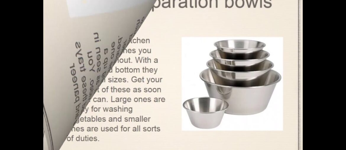 Supporting Material: portions size and cookware overview