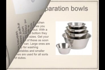 Supporting Material: portions size and cookware overview