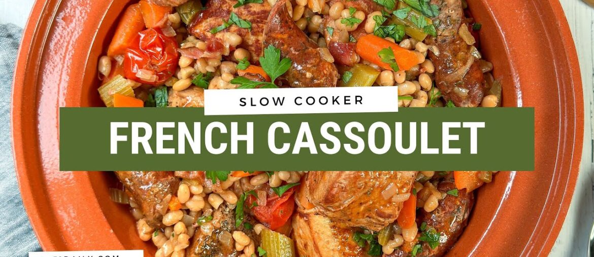 Easy French Slow Cooker Cassoulet Recipe