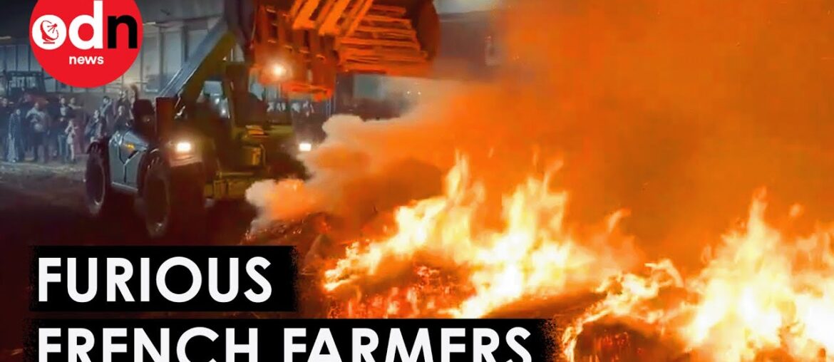 French Farmers Protest: Fires, Roadblocks, Subsidy Clash
