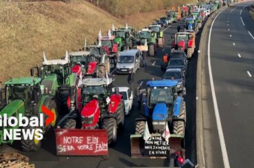 Farmer protests: Tractors block major highways across France, Belgium