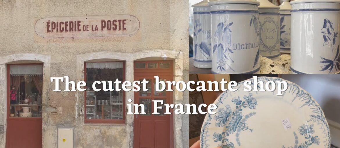 Brocante shop in the wine village Nolay