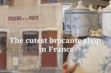 Brocante shop in the wine village Nolay