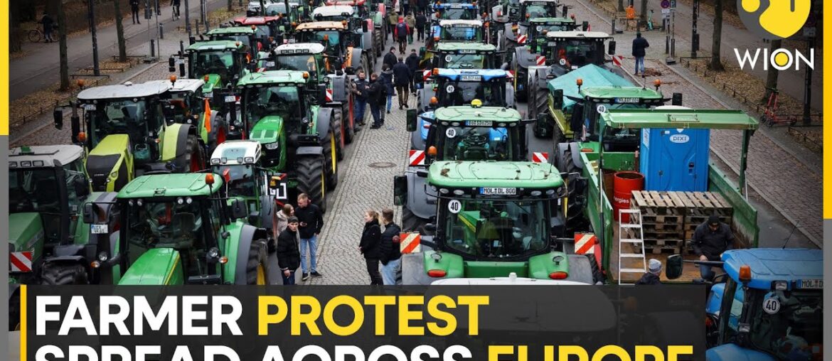 French farmers choke roads leading into Paris | Dutch farmers protest close to EU Parliament | WION