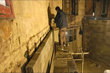 Reviving History , Renovating a 120 year old French house  - Finishing  Wall CONSTRUCTION!
