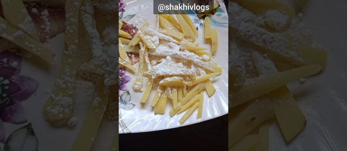 crispy french fries at home #shortsfeed #cookingshorts