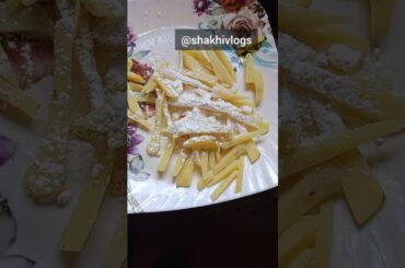 crispy french fries at home #shortsfeed #cookingshorts