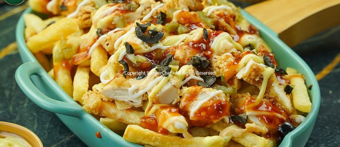 Gourmet Comfort Food: Whip Up a Batch of Chicken Loaded Fries with Delectable Cheese Sauce