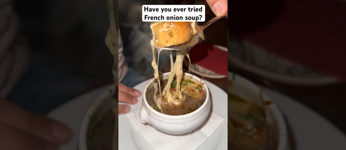 Your sign to try French onion soup #food #foodie #travel #londonfood #frenchfood #frenchonionsoup