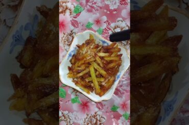 Crispy and Perfect,  Easy way to make French Fries at Home #Shorts #Viral #FrenchFries