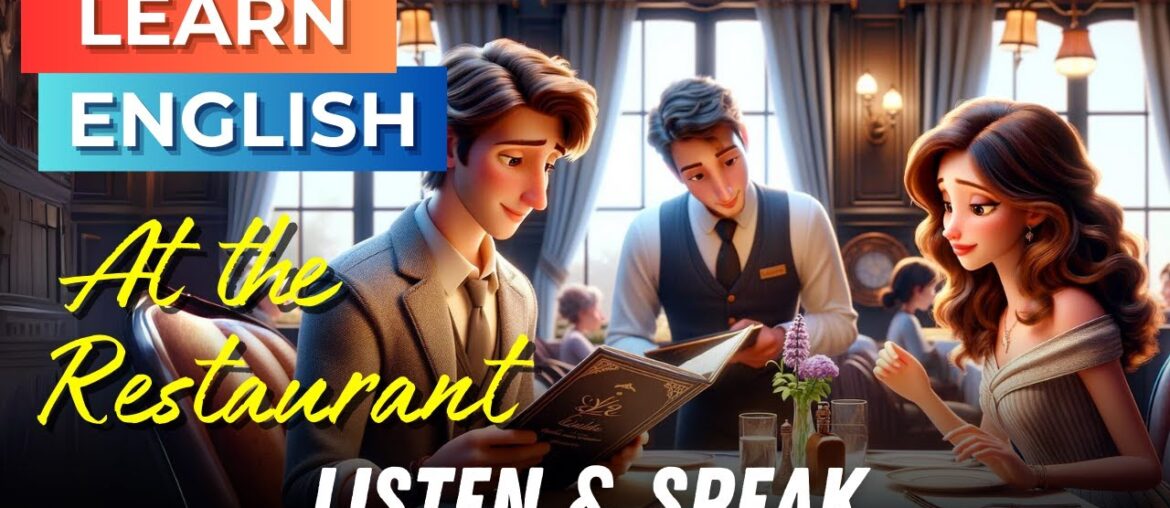 At the Restaurant | Improve Your English | English Listening Skills - Speaking Skills | Order Food