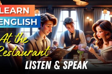 At the Restaurant | Improve Your English | English Listening Skills - Speaking Skills | Order Food