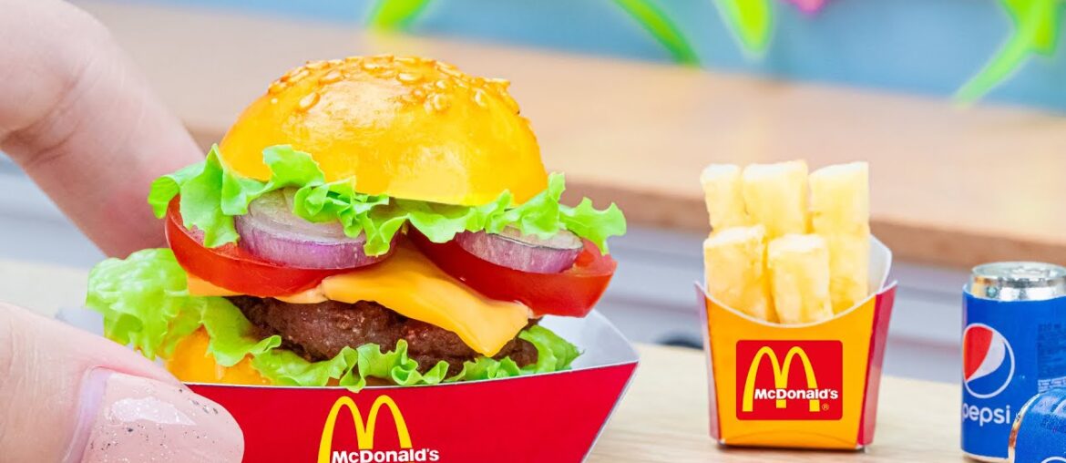 Amazing Miniature Mc Donald’s Recipe | Yummy Tiny Grilled Beef Sandwich | Mini Special Amazing Miniature Mc Donald's Recipe | Yummy Tiny Grilled Beef Sandwich | Mini Special