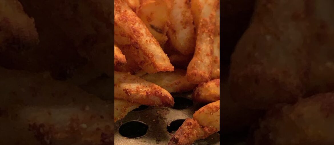 Homemade goodness crispy Home Cut French Fries Seasoned with French Fry Salt for that extra flavor