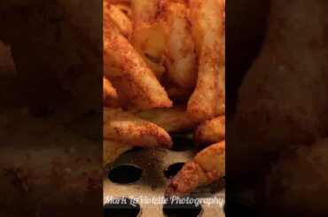 Homemade goodness crispy Home Cut French Fries Seasoned with French Fry Salt for that extra flavor