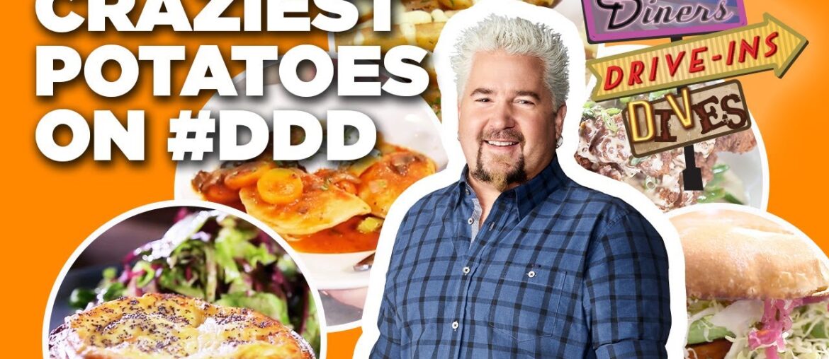 Top 10 Craziest #DDD Potato Videos with Guy Fieri | Diners, Drive-Ins and Dives | Food Network Top 10 Craziest #DDD Potato Videos with Guy Fieri | Diners, Drive-Ins and Dives | Food Network