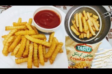 Frozen french fries Recipe| Crinkle Cut Fries| Ramadan Special Recipe|Tastu Crinkle cut|Snacks  2024
