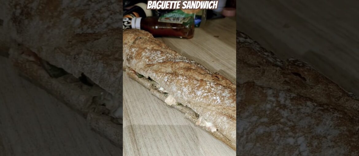 Baked Baguette Sandwich| French Dinner with Baguette| Easy Recipes #frenchdish