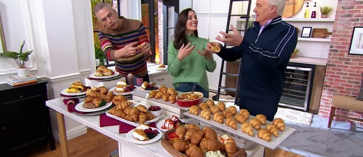Authentic Gourmet 18 Classic French Butter Croissants on QVC