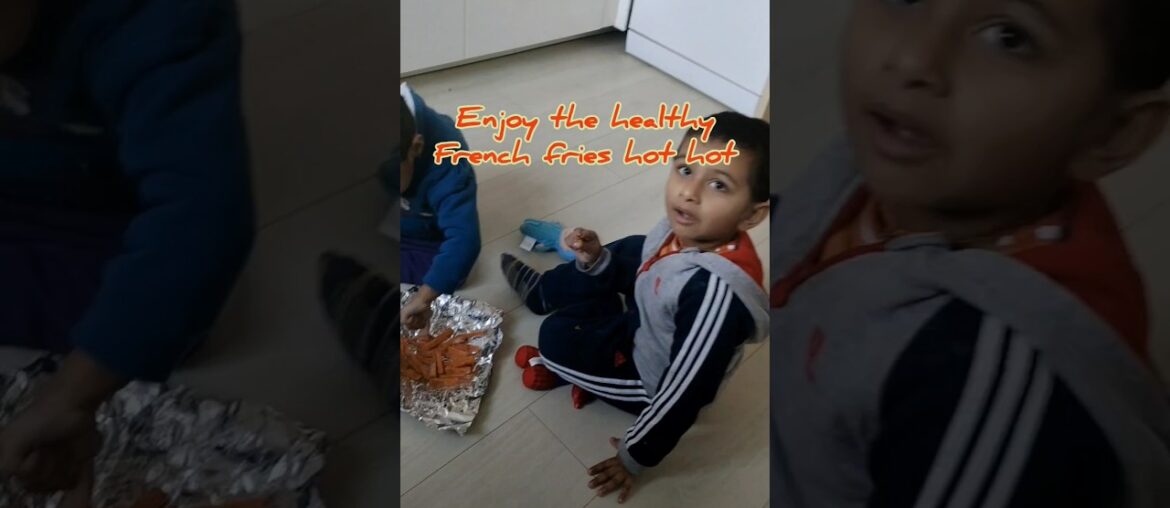 Jr Chefs Bake Easy & Healthy French Fries with Sweet Potato #kids #babybus #shorts #kidsvideo