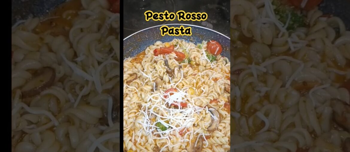 The BEST Cheese Pesto Rosso Pasta  French Recipe #pastarecipe #pasta #pestorosso