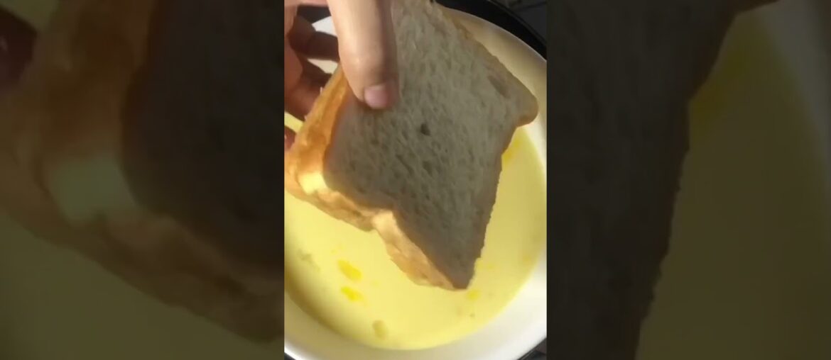 Peanut butter French Toast #toast #eveningsnack #healthy #peanutbutter #quick