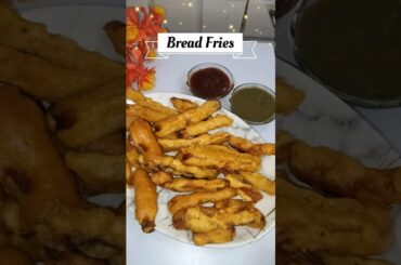 Crispy Bread Fries | Crunchy Snacks | French Fries #shorts #youtubeshorts