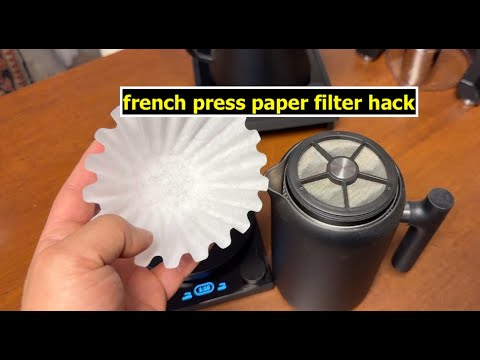A Simple hack that will make your French press coffee amazing – “Paper” filter hack A Simple hack that will make your French press coffee amazing - "Paper" filter hack