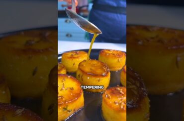 Melting Jeera Aloo (Indian French inspired Fondant Potato) #shorts