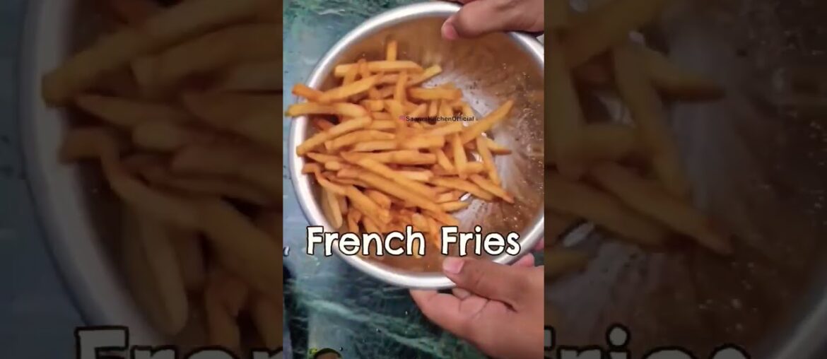 Crispy and Perfect, Easy way to make French Fries at Home #Shorts #Viral #French Fries