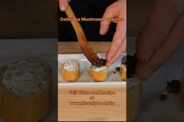 Delicious Mushroom Duxelles #mushrooms #duxelles #recipeshorts
