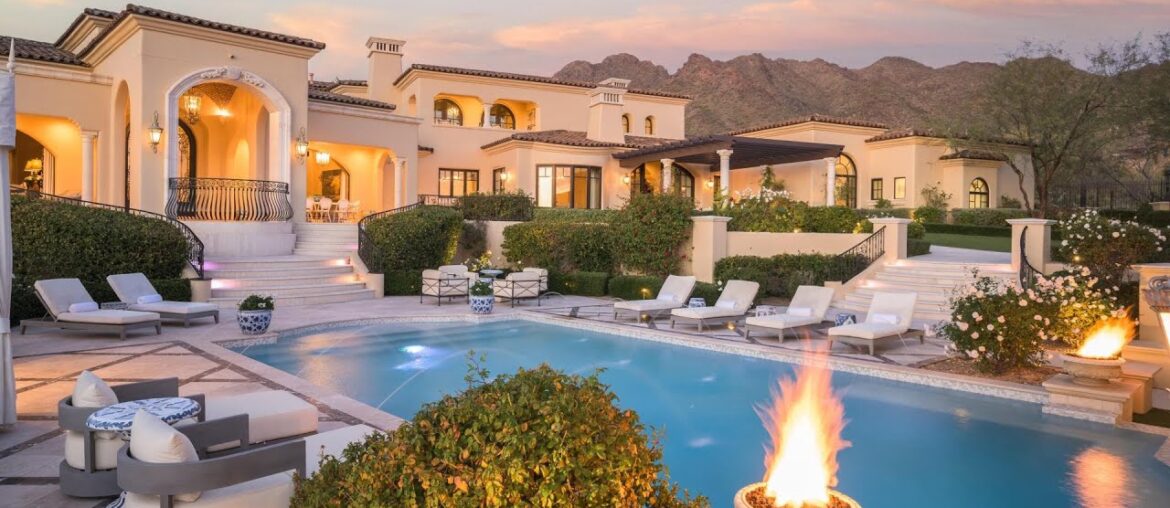A dignified French Estate with sweeping vistas of the valley in Scottsdale for $14,500,000 A dignified French Estate with sweeping vistas of the valley in Scottsdale for $14,500,000