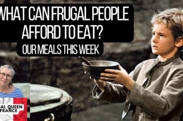What can frugal people afford to eat? Our meals of the week. #mealsoftheweek #frugalliving