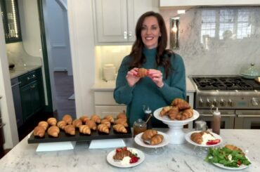 Authentic Gourmet 18 Classic French Butter Croissants on QVC