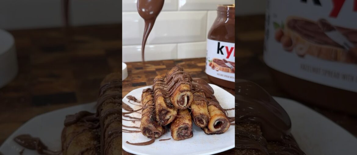Nutella french toast roll ups #shorts