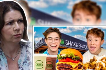 British College Students try Shake Shack for the first time! British Family React!