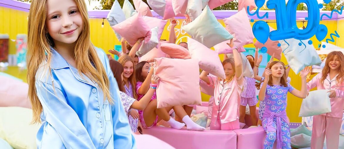 Nastya and her 10th Slumber Birthday Party Nastya and her 10th Slumber Birthday Party