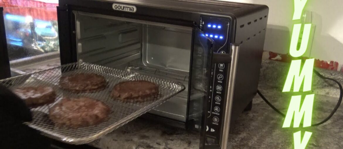 Air Fryer Frozen Burgers | How To Cook Frozen Hamburger Patties In The Air Fryer | Gourmia