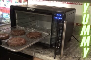 Air Fryer Frozen Burgers | How To Cook Frozen Hamburger Patties In The Air Fryer | Gourmia