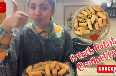 French Potato Croquettes Recipe | Ramadan Special Recipe | PLS 9 @Noorkiduniya924