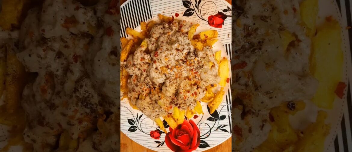1 Minutes Ready white sauce fries|Ramzan Special Recipe #foodieswithaqsa#shots #youtubeshorts #fries