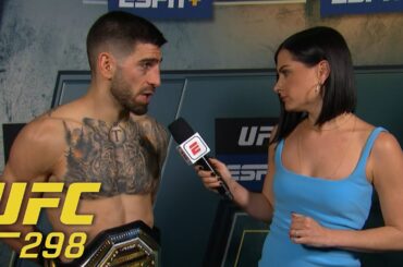 Ilia Topuria says featherweight division has ‘nobody’ to challenge him after UFC 298 win | ESPN MMA
