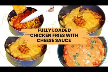 Chicken Loaded Fries with Cheese Sauce Recipe By TMK | FRENCH FRIES | Crispy French Fried