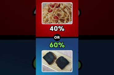 Would You Rather Questions (Food Edition Part 2) #wouldyourather  #tiktok  #shorts #quiz #food #life