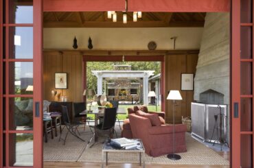 View through Sonoma Pool House [2000x1389]